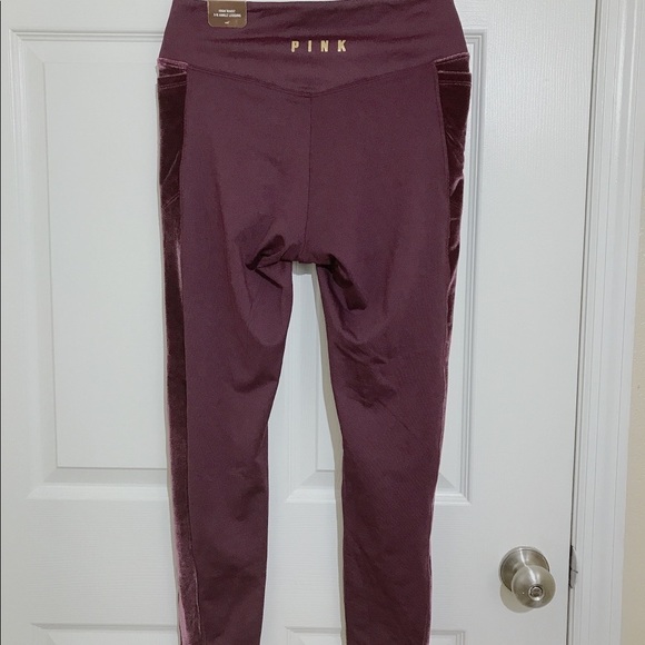 π Victoriaβs Secret PINK COZY Fleece Lined V Legging High Waist - Picture 8 of 9